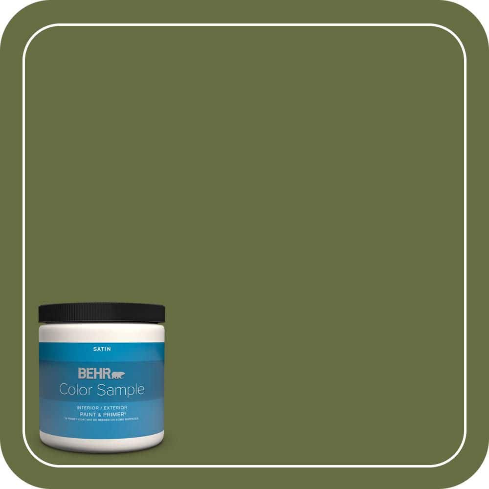 BEHR PREMIUM PLUS #MQ6-62 Coconut Grove Enamel Low Odor & Primer (1)