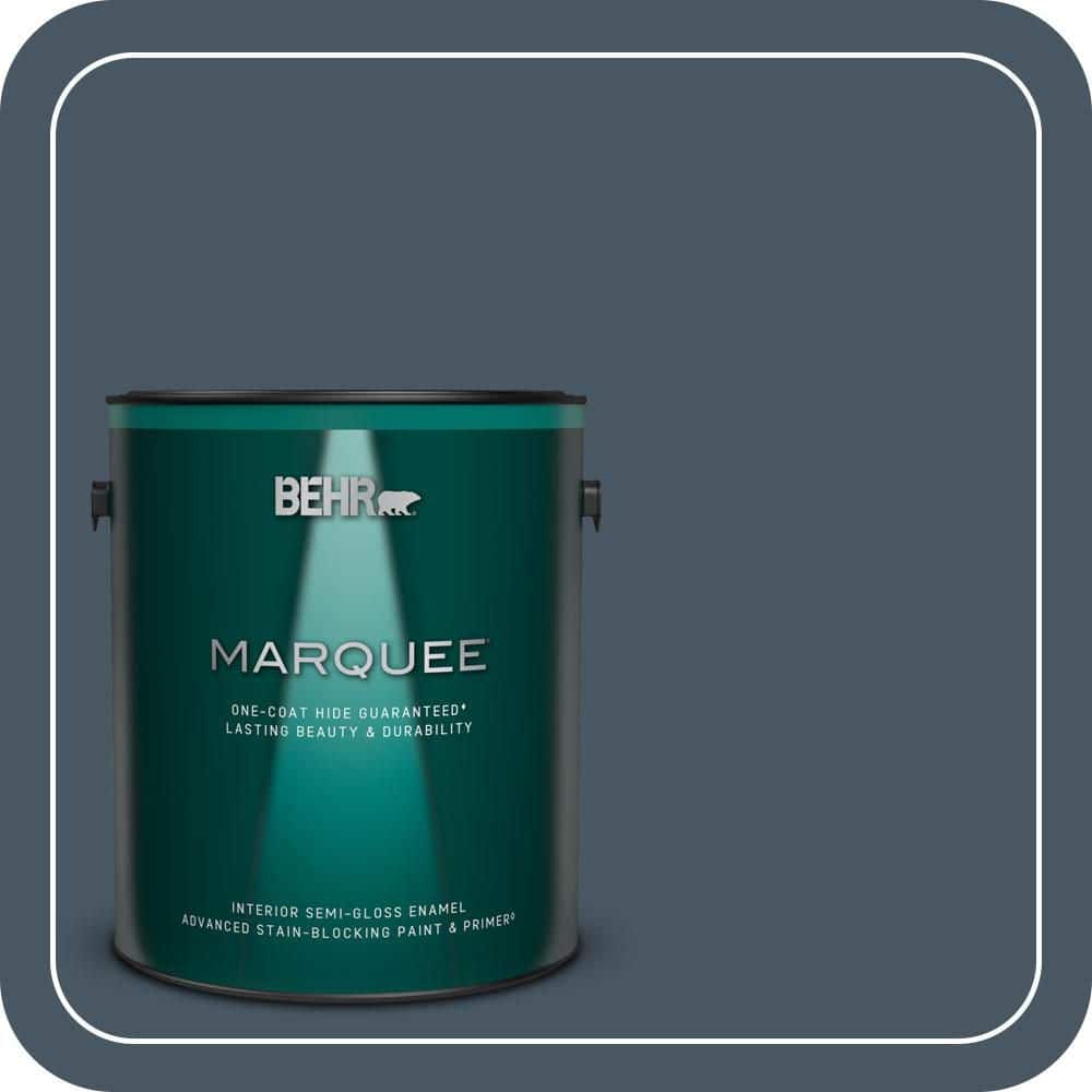 BEHR MARQUEE 1 gal. #T13-13 Flapper Dance Semi-Gloss Enamel Interior Paint & Primer