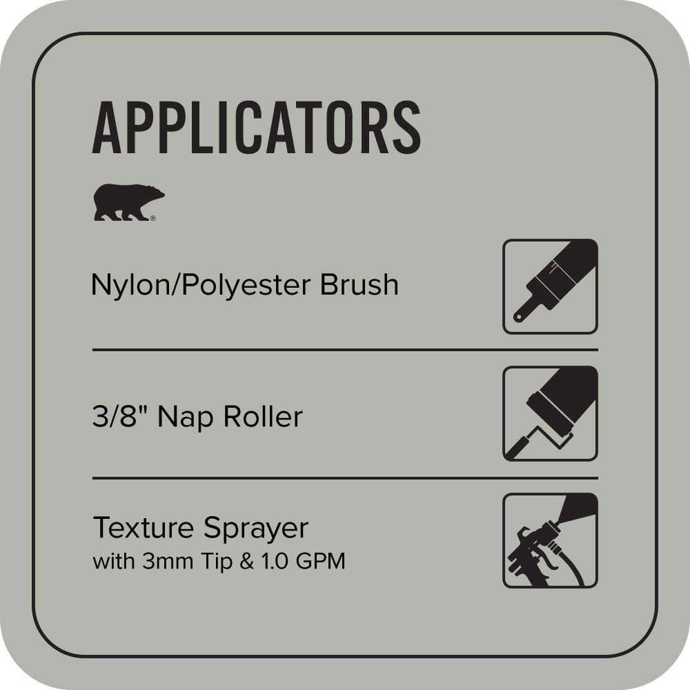 BEHR PREMIUM 1 gal. #PPU25-08 Heirloom Silver Textured Low-Lustre Enamel Interior/Exterior Porch and Patio Anti-Slip Floor Paint (4)