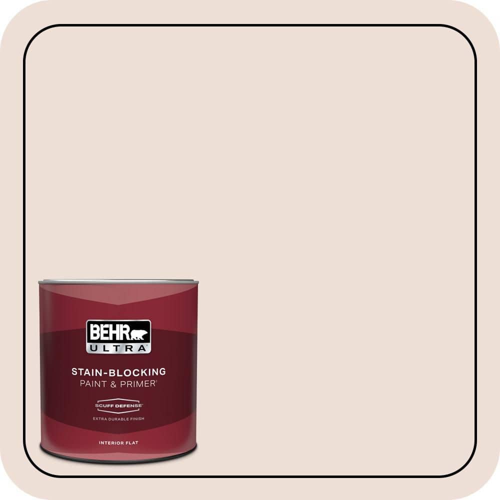 BEHR ULTRA 1 qt. #RD-W11 Heavenly Aromas Extra Durable Flat Interior Paint & Primer