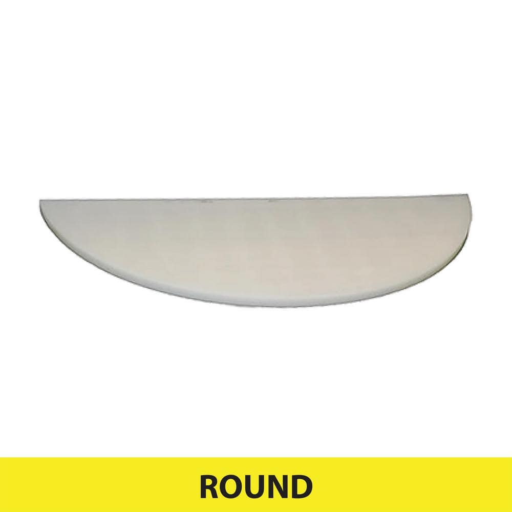 SHAPE PRODUCTS 39 in. W x 17 in. D x 1 in. H Heavy-Duty Round Flat Window Well Cover
