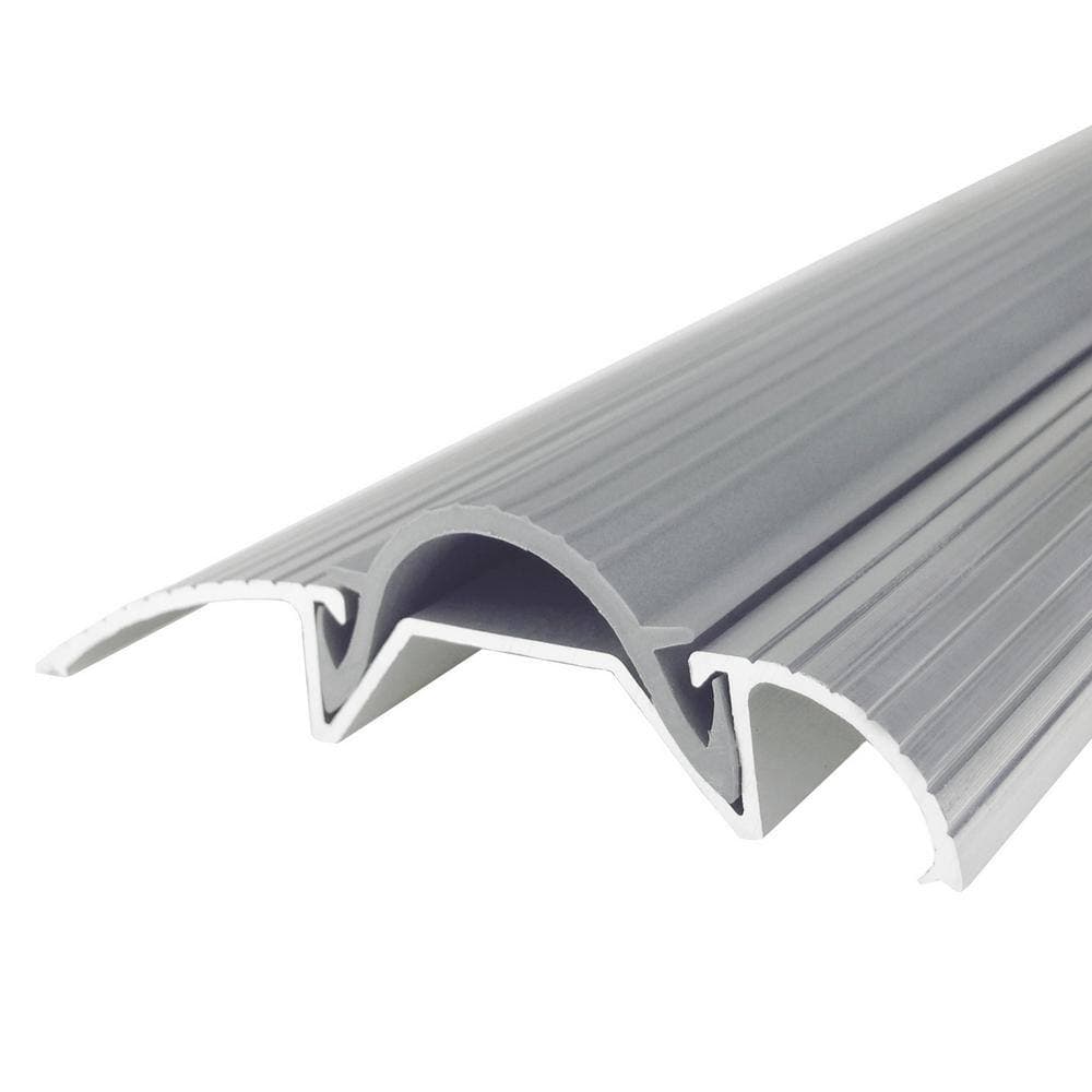 M-D Building Products Economy Low 3 in. x 47.5 in. Aluminum Threshold with Vinyl Seal (2)
