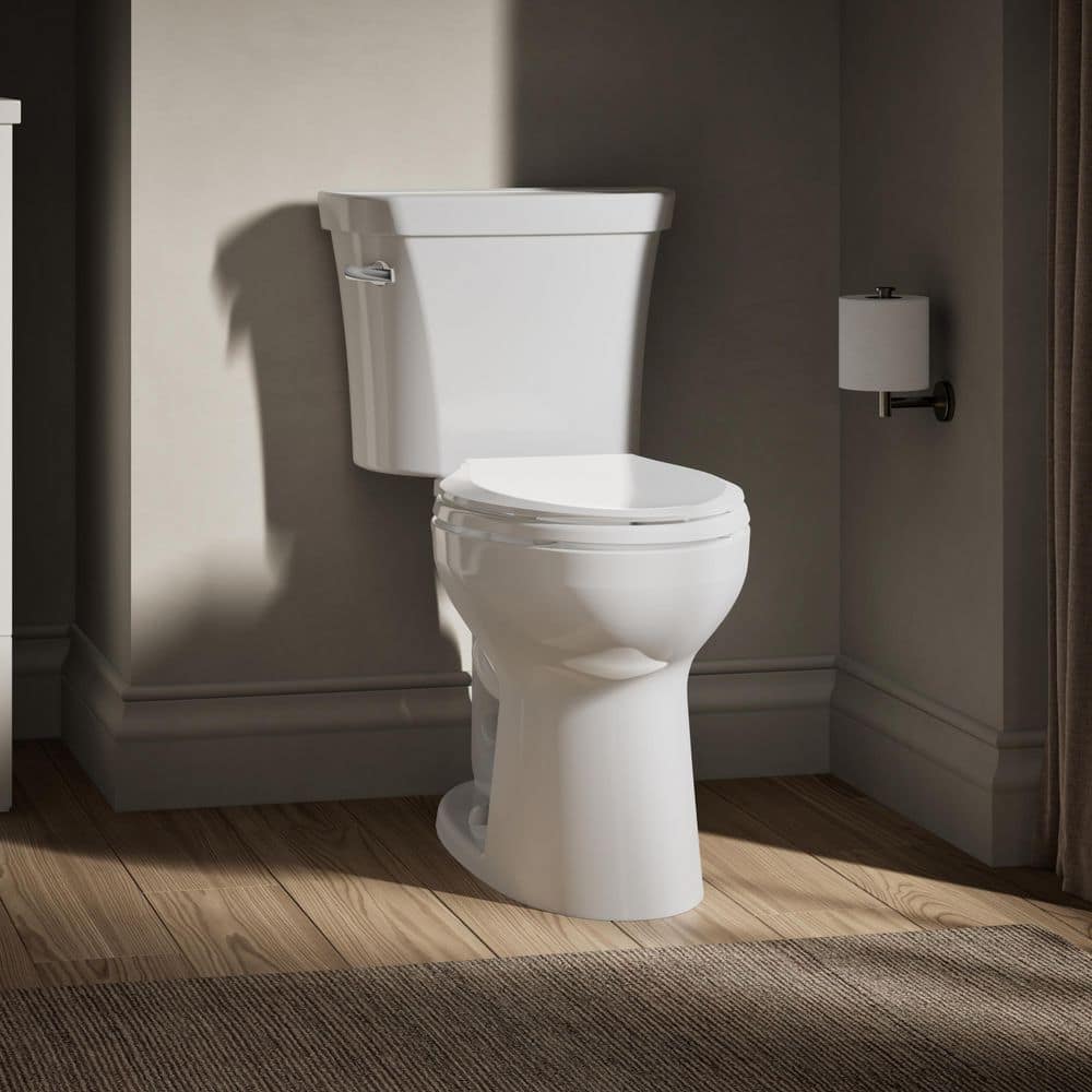 KOHLER Highline 1.28 GPF Single Flush Toilet Tank With Gravity Fed Technology in White (1)