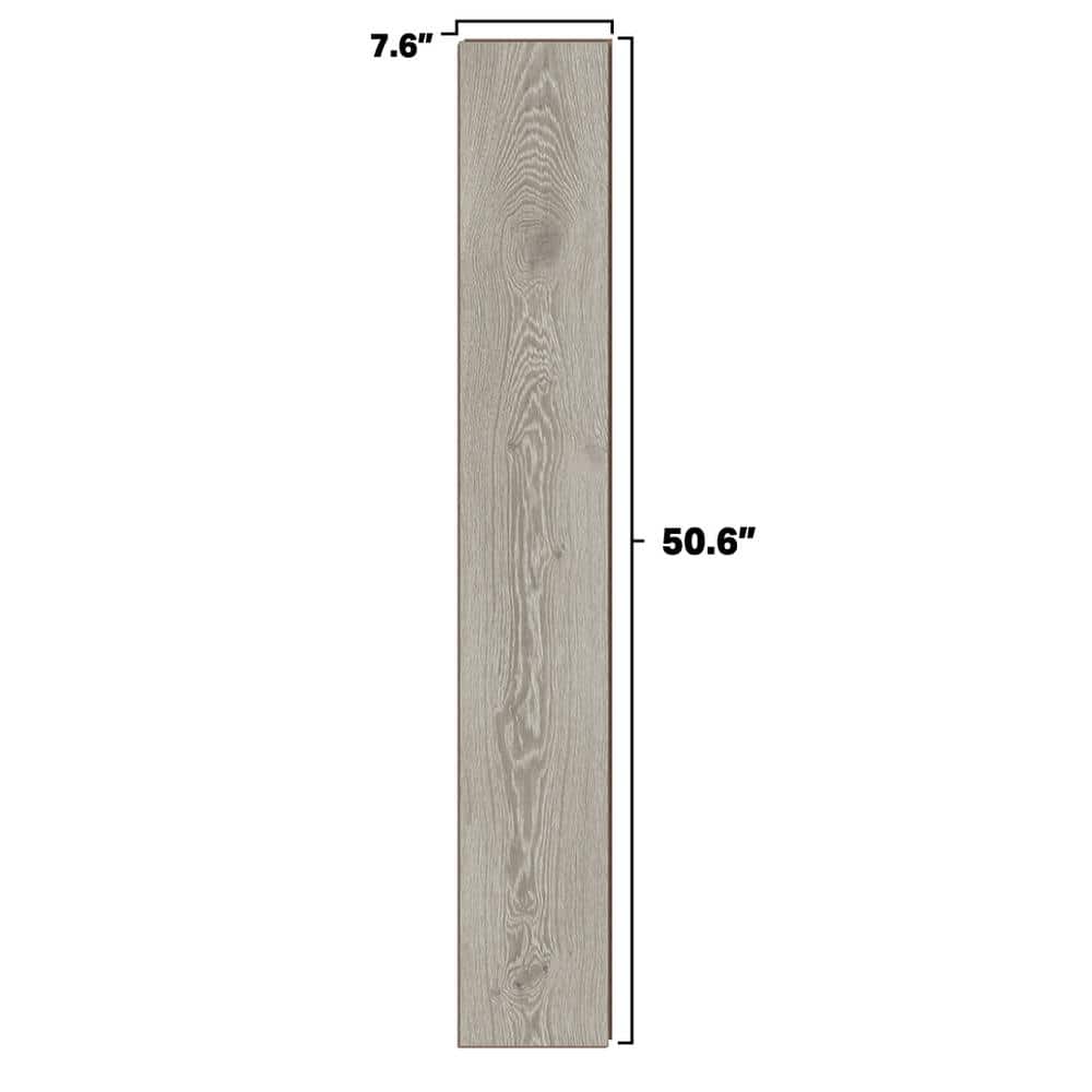 Home Decorators Collection Larkmead Oak 12mm T x 7.56 in. W Waterproof Laminate Wood Flooring (15.95 sq. ft./Case) (4)