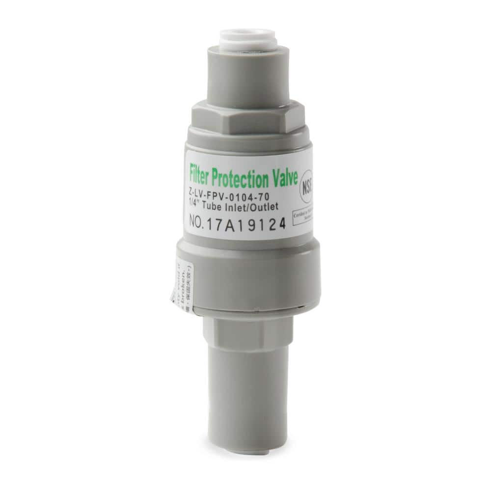 ISPRING Pressure Regulator and Protection Valve for Water Filters, 1/4- in. Quick Connect, Max 70 psi (1)