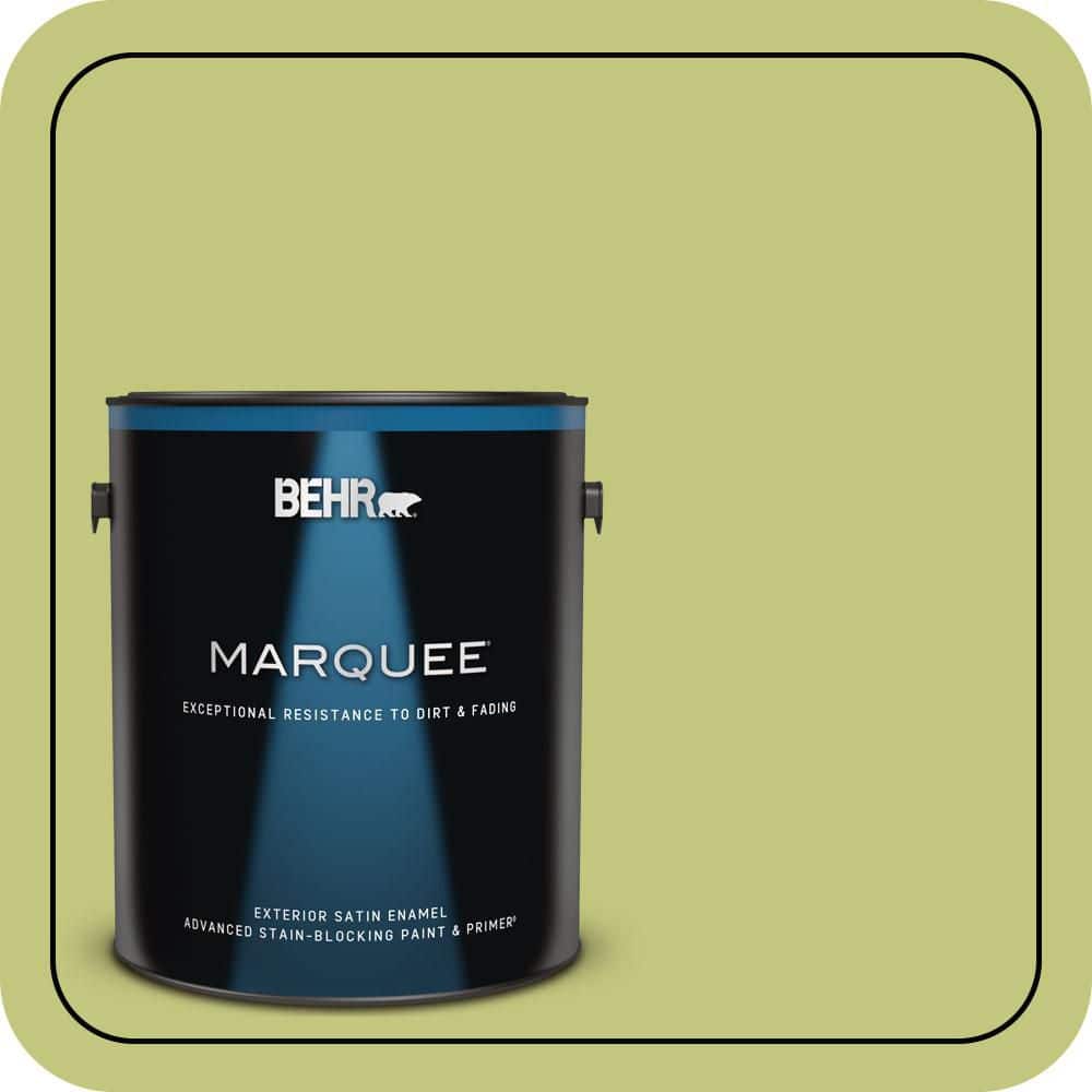 BEHR MARQUEE 1 gal. #P360-4 Soda Pop Satin Enamel Exterior Paint & Primer