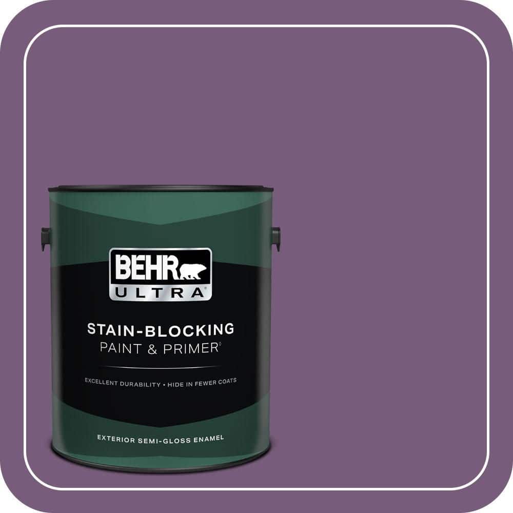 BEHR ULTRA 1 gal. #670D-7 Gala Ball Semi-Gloss Enamel Exterior Paint & Primer