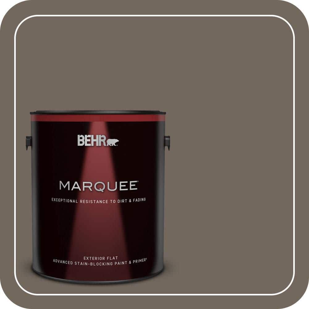 BEHR MARQUEE 1 gal. #T16-20 Opus Flat Exterior Paint & Primer