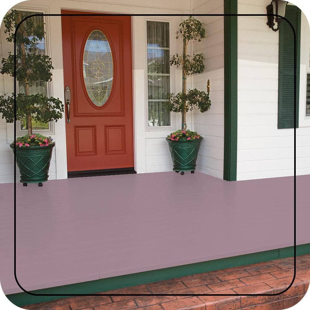 BEHR PREMIUM #S120-4 Low-Lustre Enamel Interior/Exterior Porch and Patio Floor Paint (2)