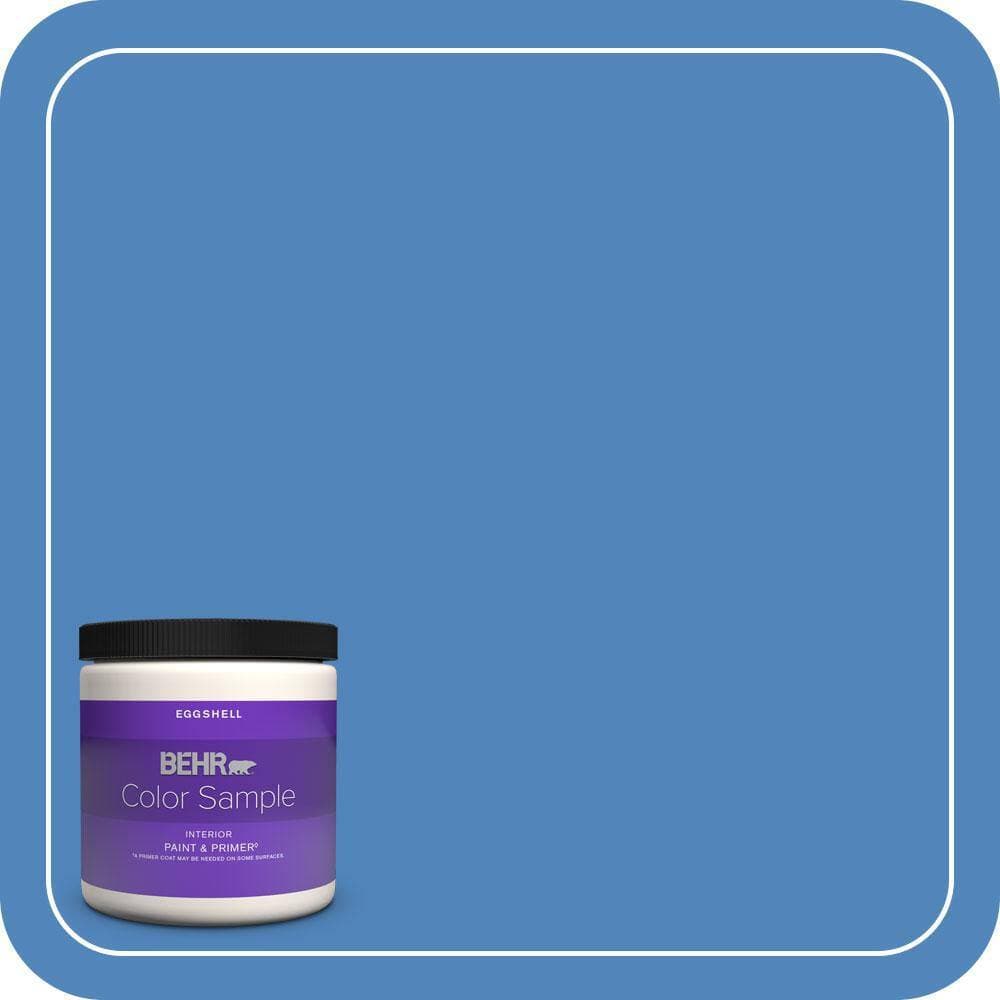 BEHR PREMIUM PLUS 8 oz. #570B-6 Handsome Hue Eggshell Enamel Interior Paint & Primer Color Sample