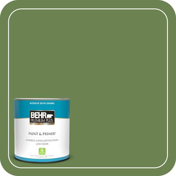 BEHR PREMIUM PLUS #430D-6 Happy Camper Enamel Low Odor & Primer (4)