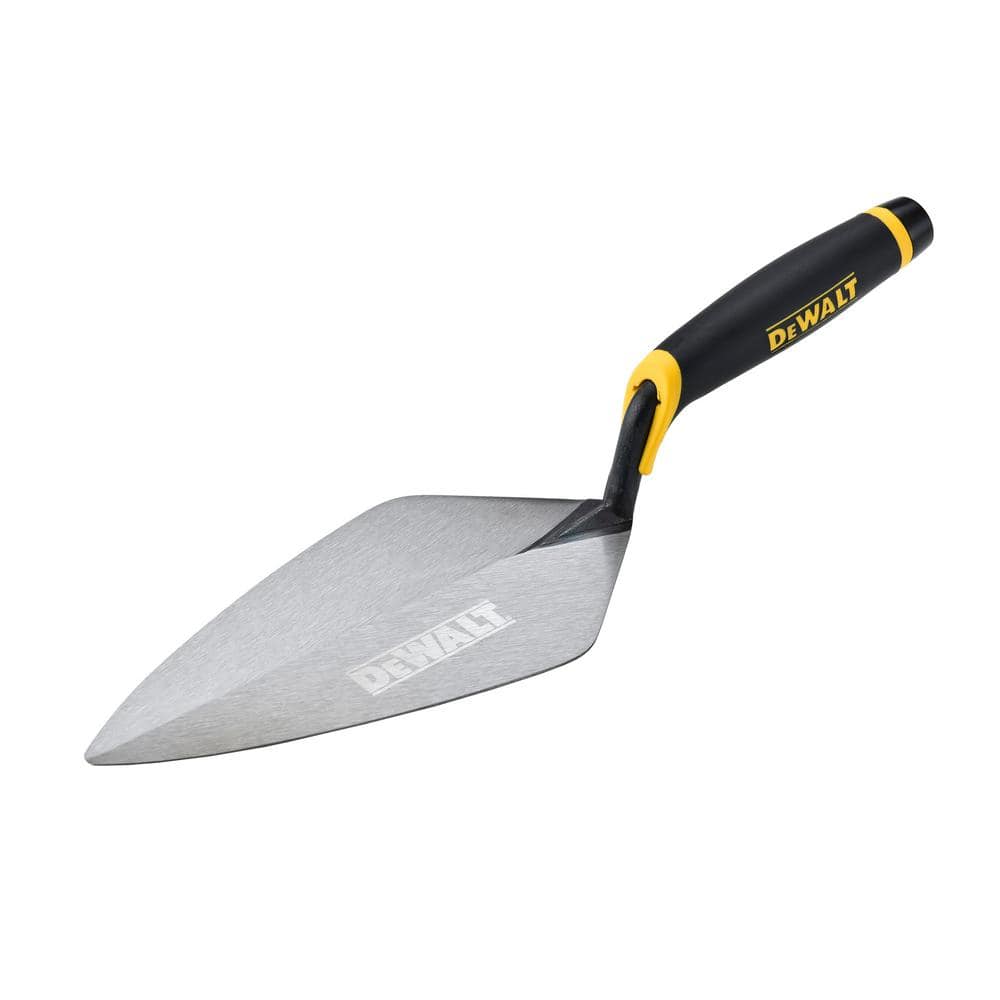 DEWALT 10 in. x 4 5/8 in. Large London Brick Trowel