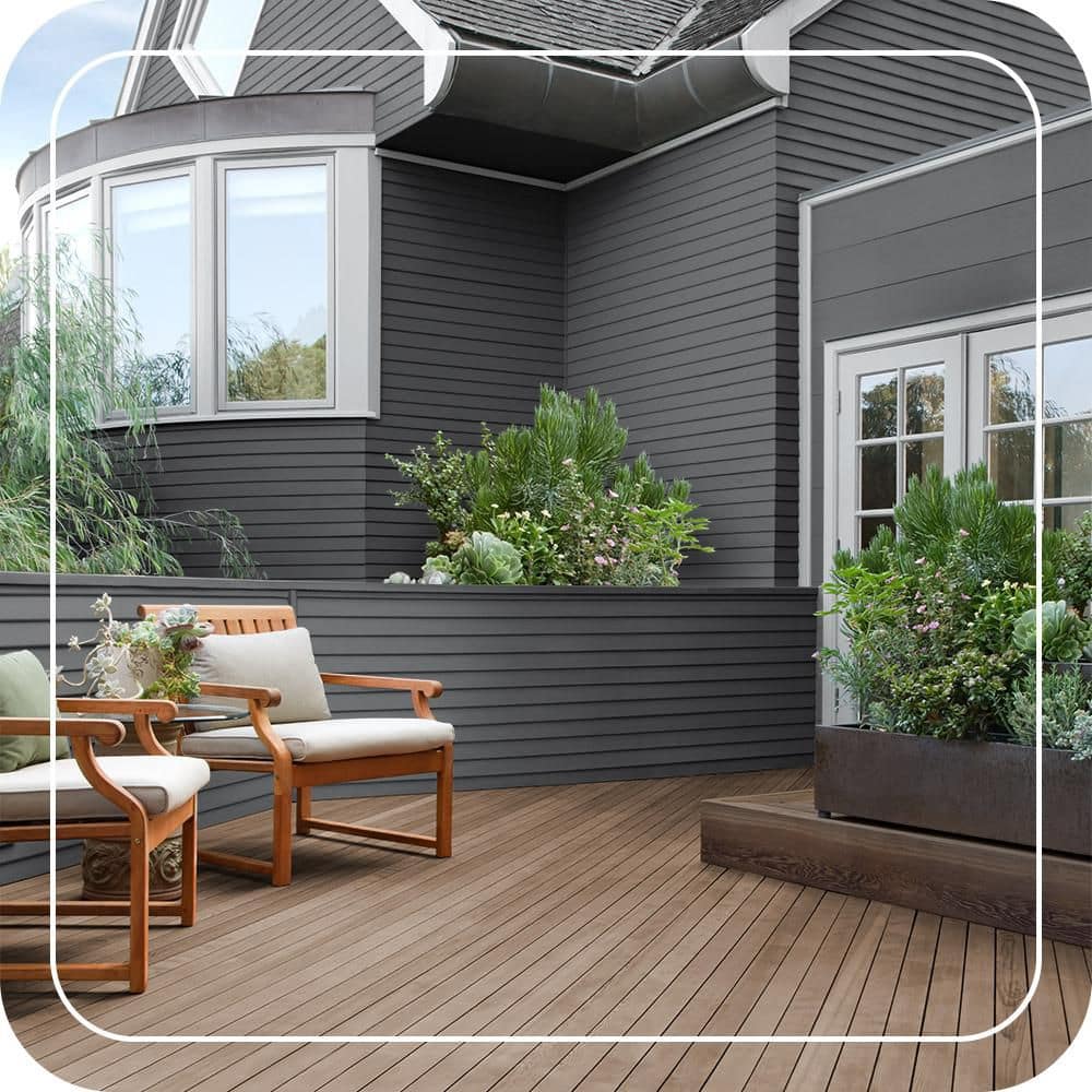 BEHR #N500-6 Color House and Fence Exterior Wood Stain (3)