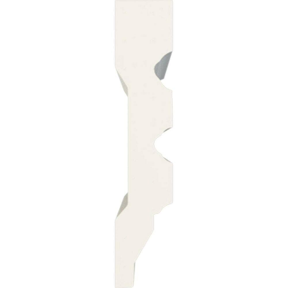 Ekena Millwork 5/8 in. x 3-1/8 in. x 94-1/2 in. Polyurethane Hillsborough Window and Door Casing Moulding (2)