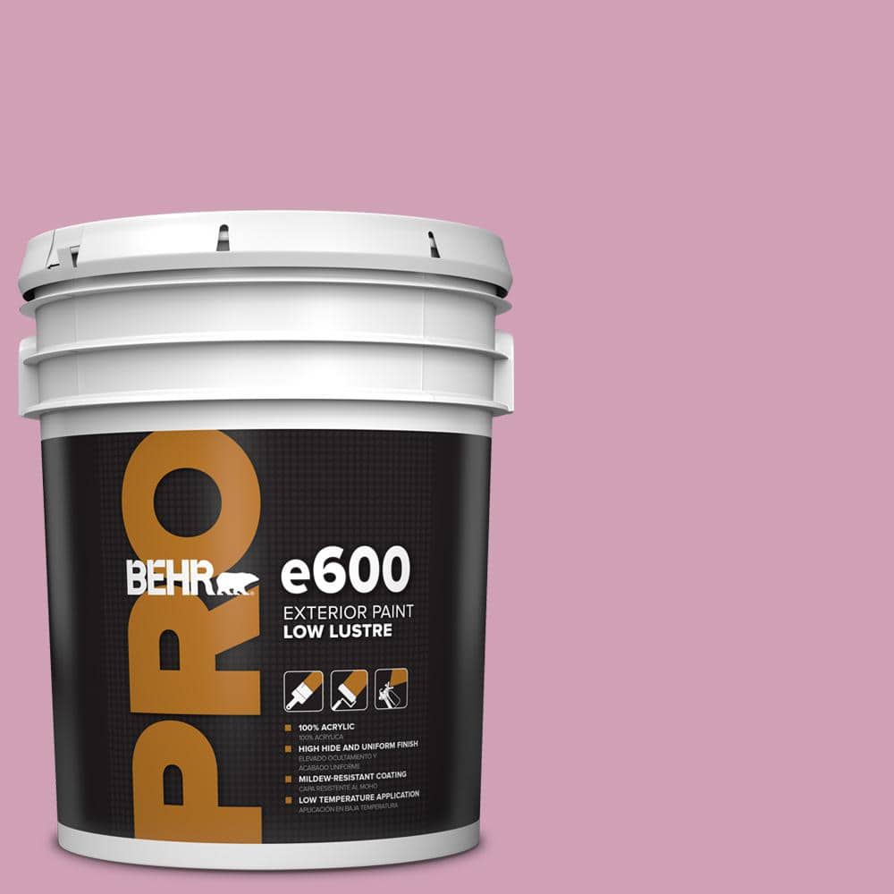 BEHR PRO 5 gal. #M130-4 Raspberry Smoothie Low Luster Exterior Paint