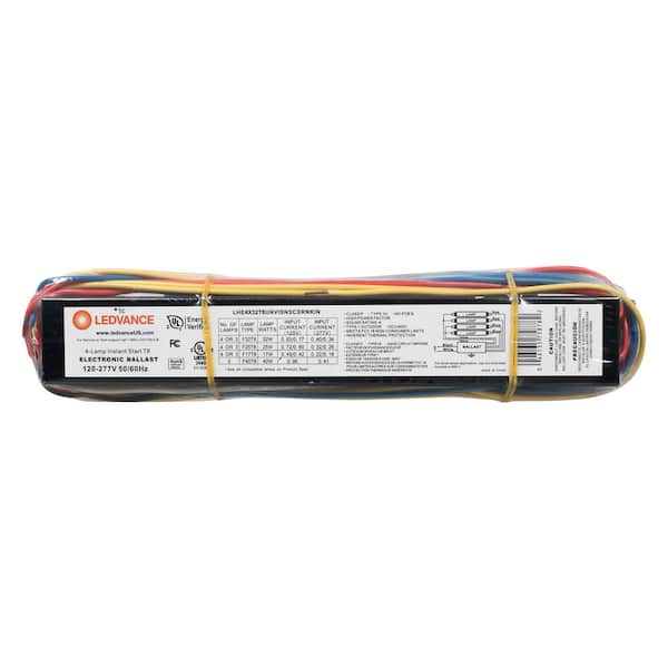 Sylvania 32-Watt 120-277 Multivolt 4-Lamp T8 High Efficiency Instant Start Electronic Replacement Ballast