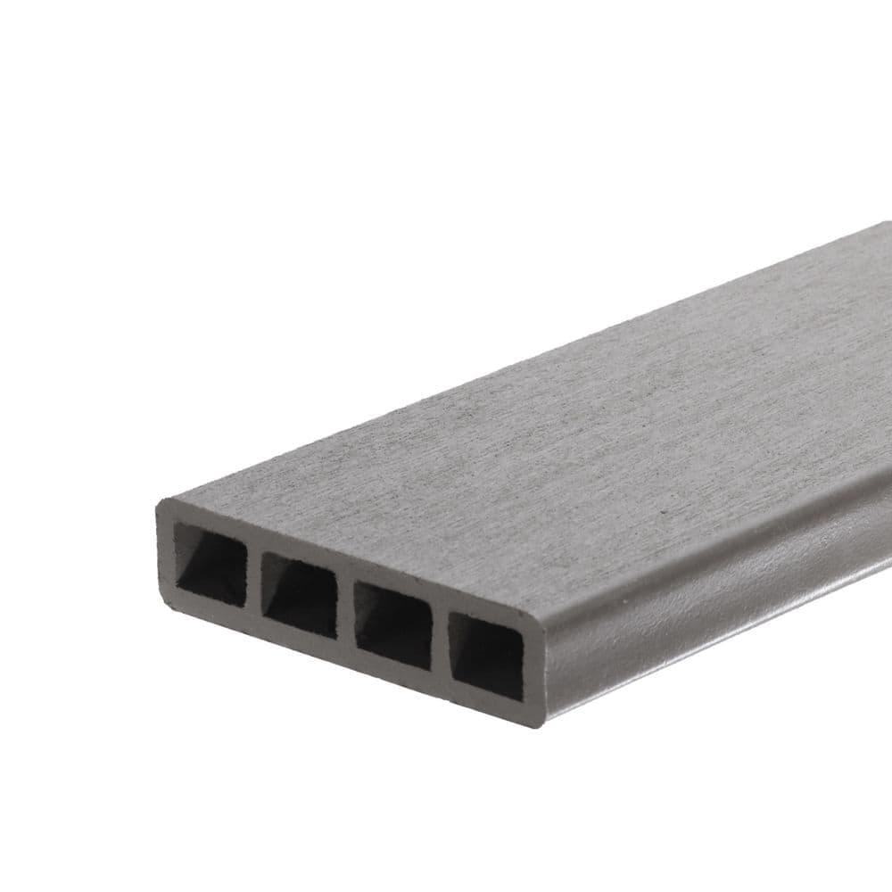DuxxBak I.Dekk HD 1 in. x 6 in. x 16 ft. Driftwood Solid Edge Composite Deck Board