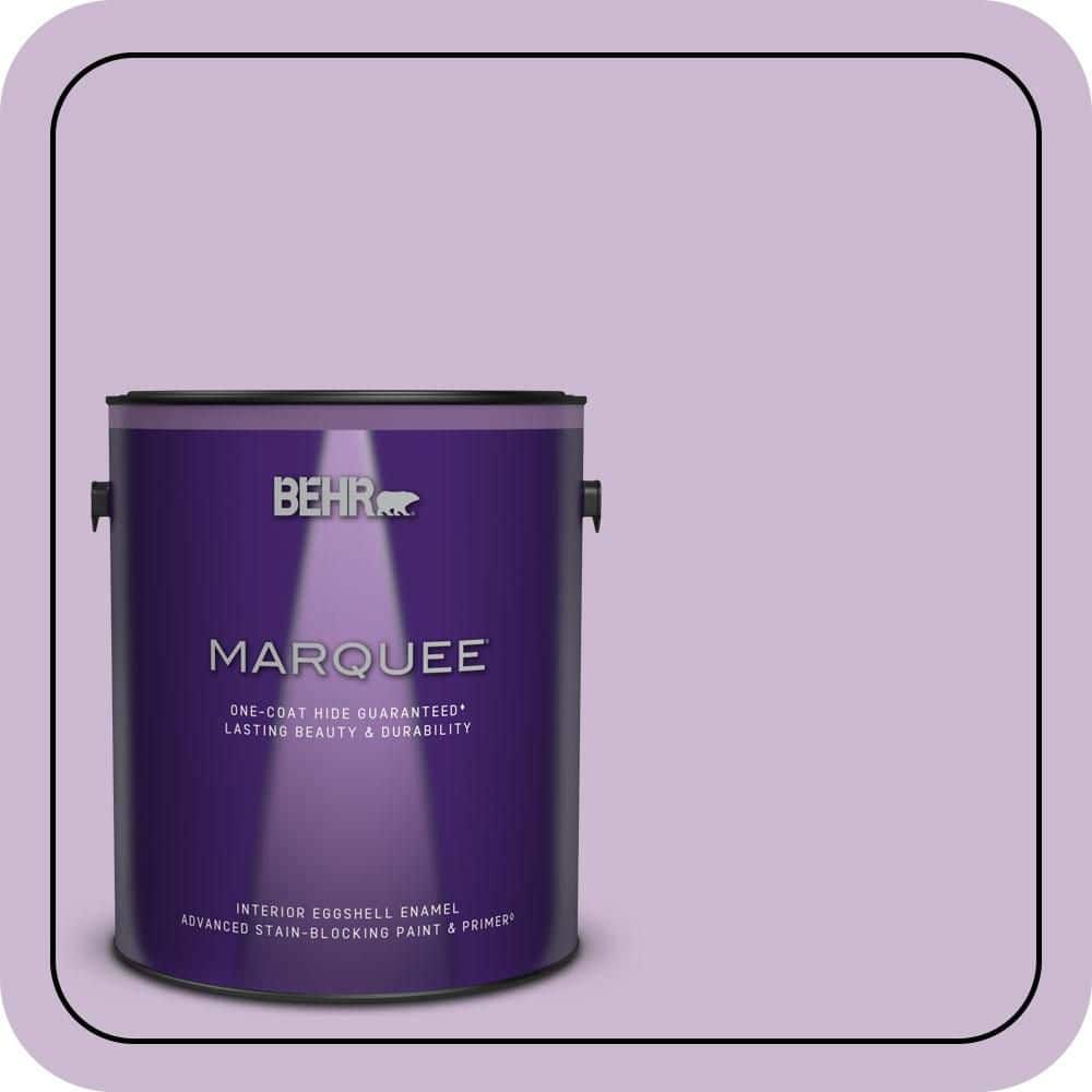 BEHR MARQUEE 1 gal. #660C-3 Sweet Petal Eggshell Enamel Interior Paint & Primer (1)