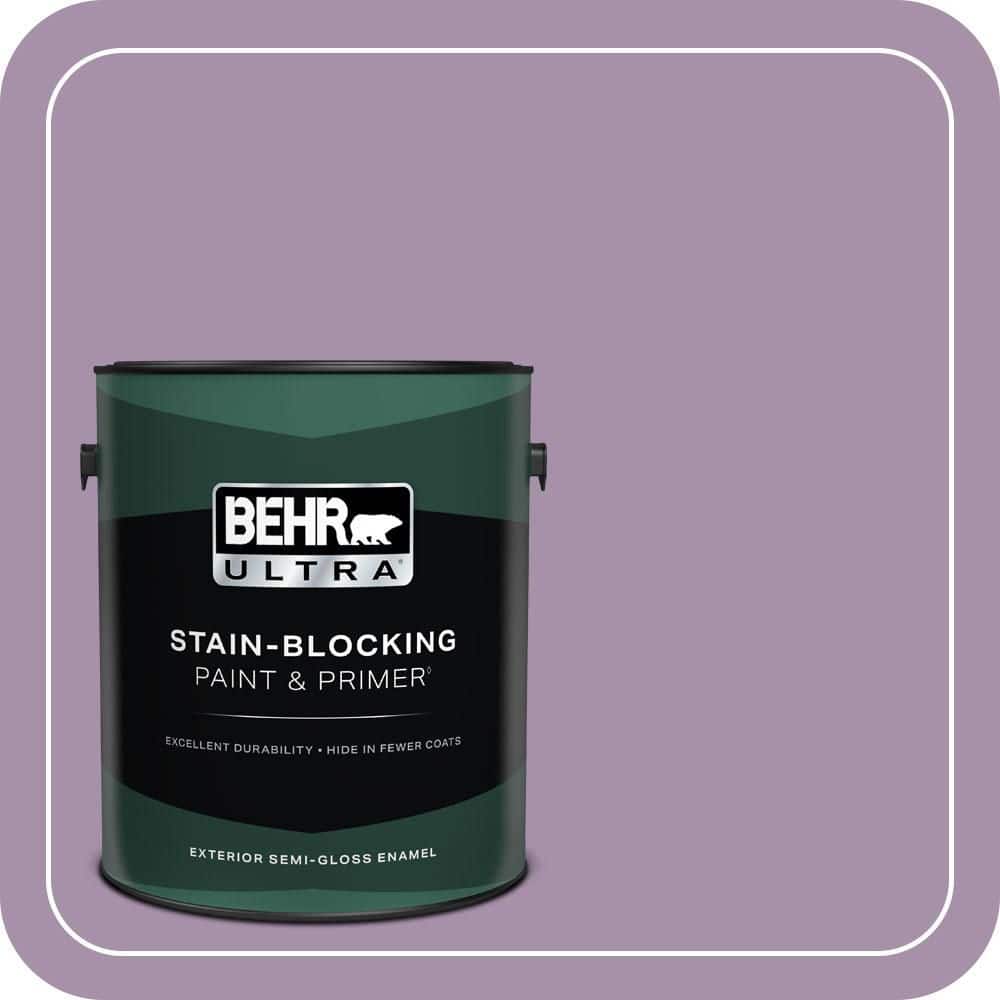 BEHR ULTRA 1 gal. #MQ5-33 Uptown Girl Semi-Gloss Enamel Exterior Paint & Primer