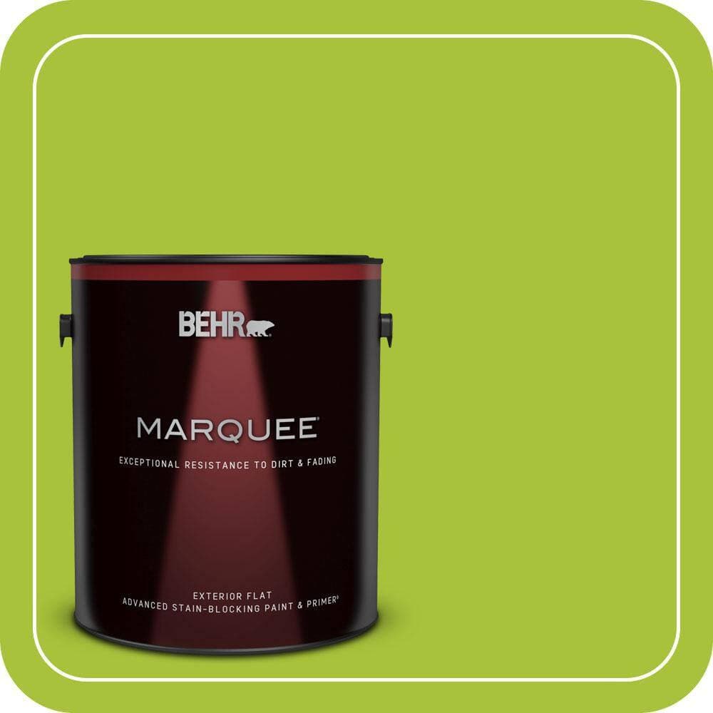 BEHR MARQUEE 1 gal. #S-G-410 Green Crush Flat Exterior Paint & Primer (1)
