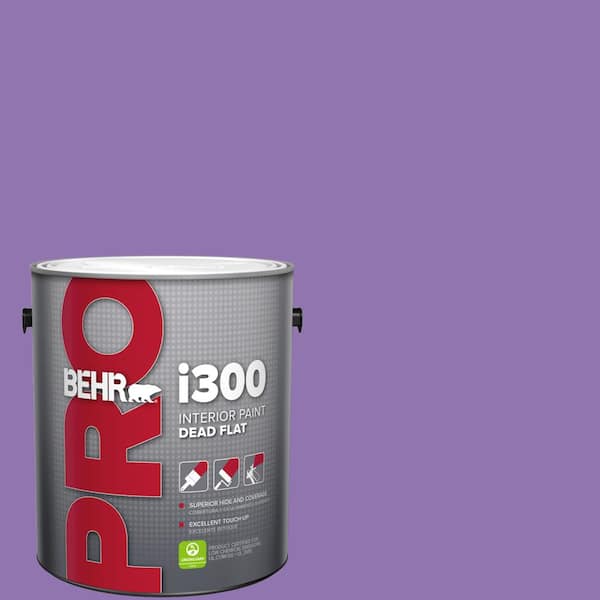 BEHR PRO 1 gal. #P570-5 Romantic Moment Dead Flat Interior Paint (2)