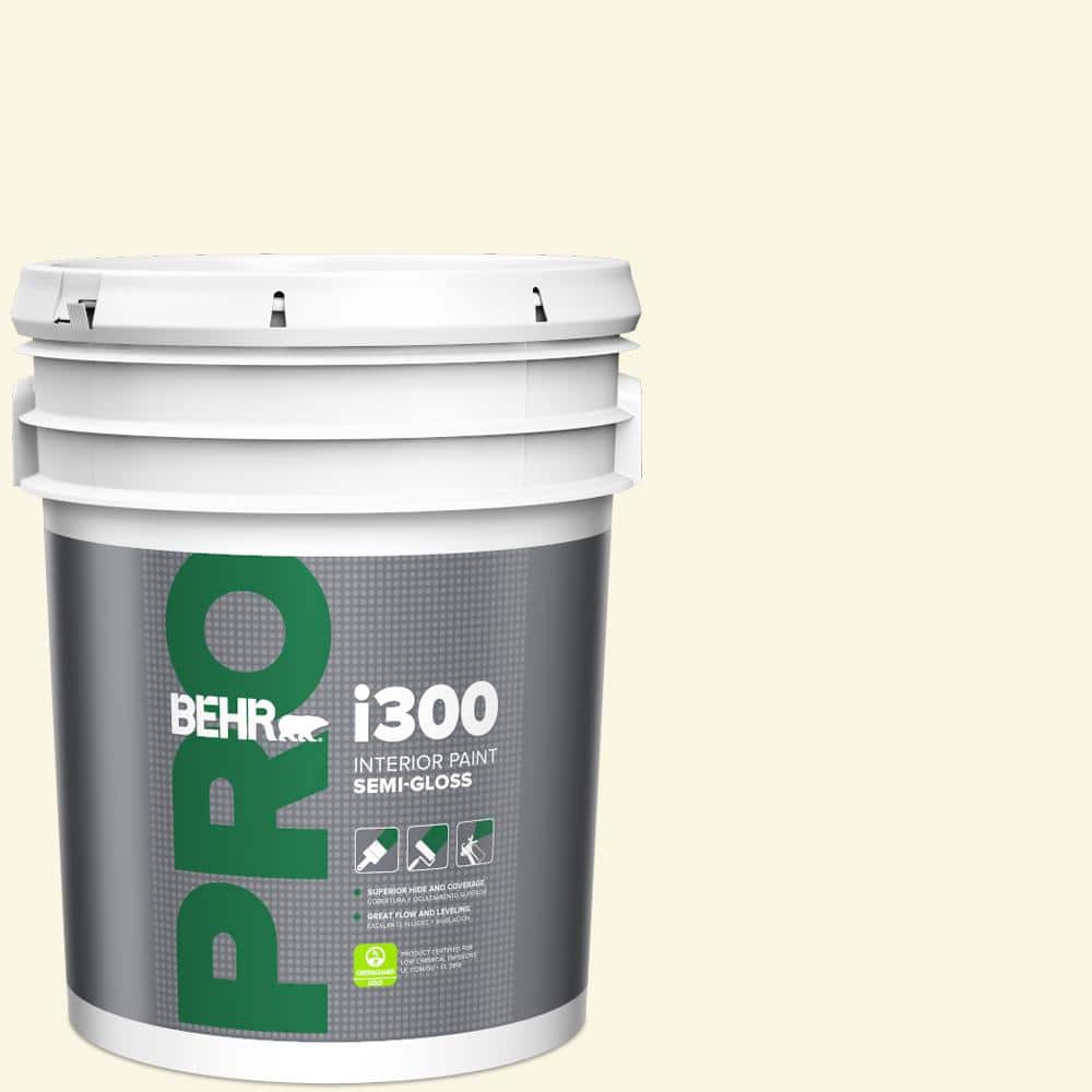 BEHR PRO 5 gal. #W-B-410 Star Shine Semi-Gloss Interior Paint