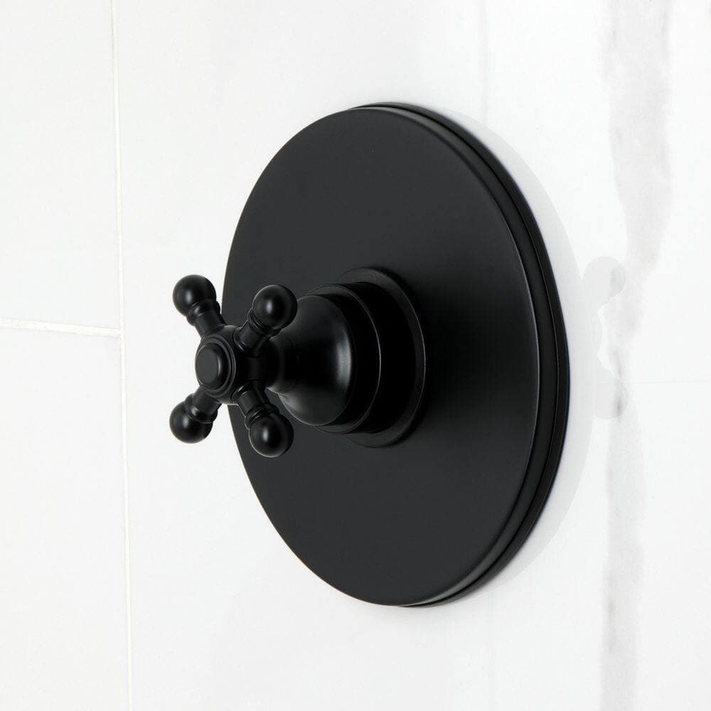 Kingston Brass Metropolitan 1-Handle 1-Spray Tub and Shower Faucet 1.8 GPM in Matte Black (3)