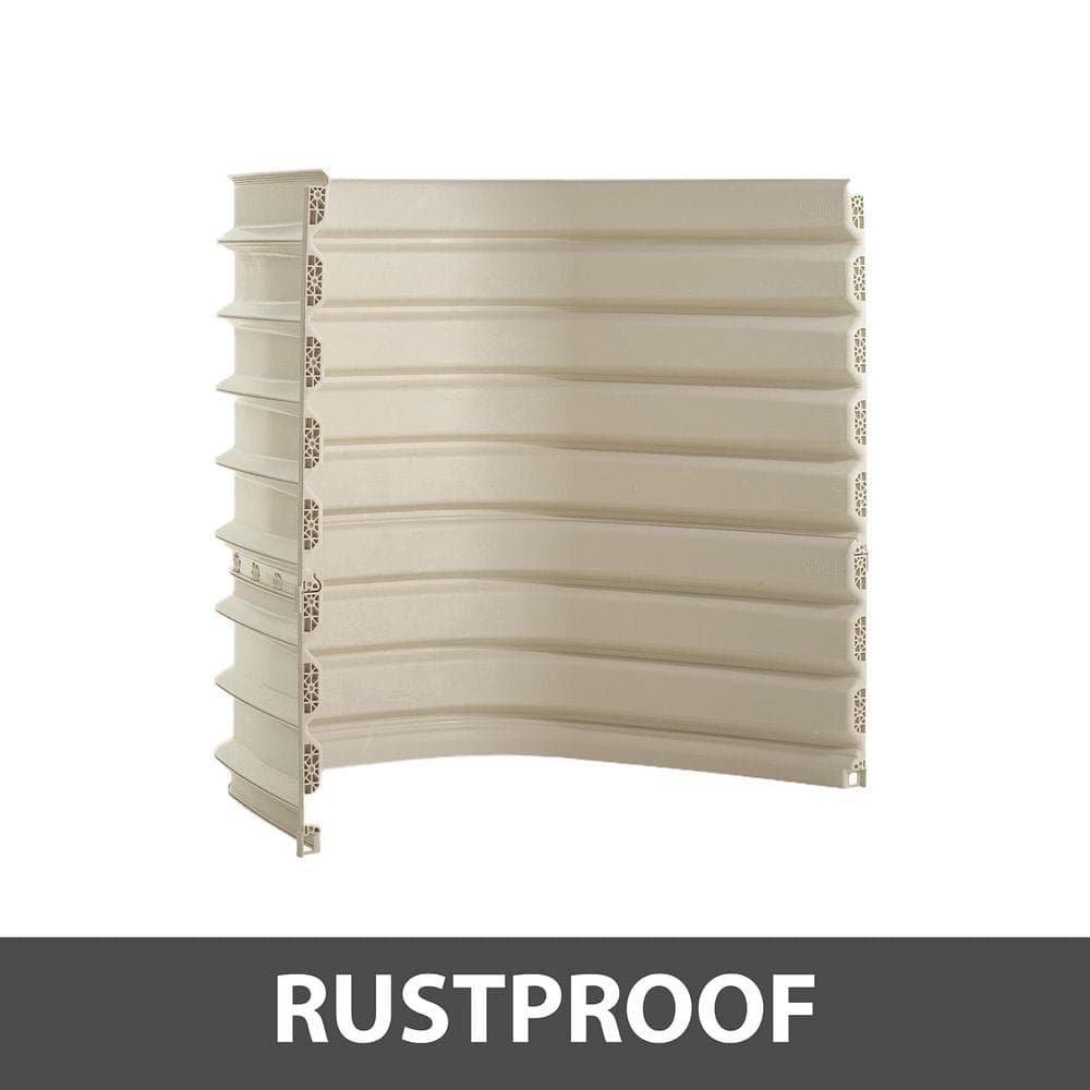 SHAPE PRODUCTS Rockwell Denali 70 in. x 39 in. x 60 in. Composite Window Well