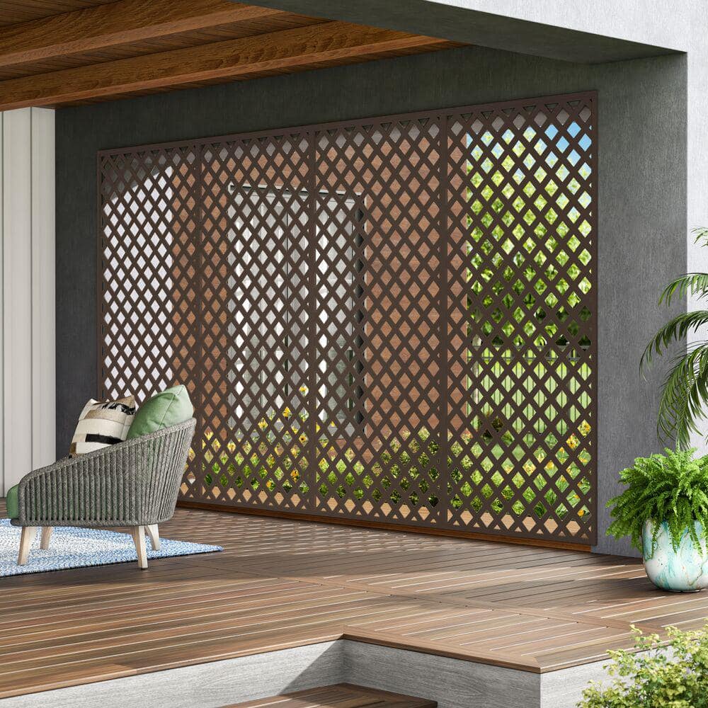 Barrette Outdoor Living 1.88 in. Espresso Vinyl Divider Molding (2)