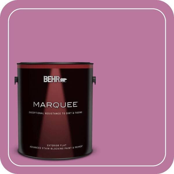 BEHR MARQUEE 1 gal. #690B-5 Valentine Heart Flat Exterior Paint & Primer (2)