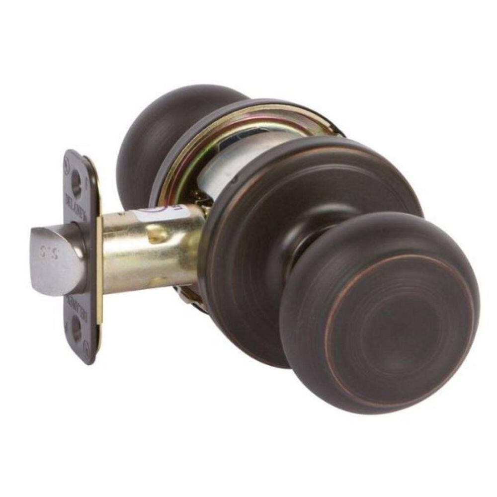 DELANEY HARDWARE Delaney Grade 2 Orlyn Passage (Hall/Closet) Door Knob in Tuscany Bronze (1)