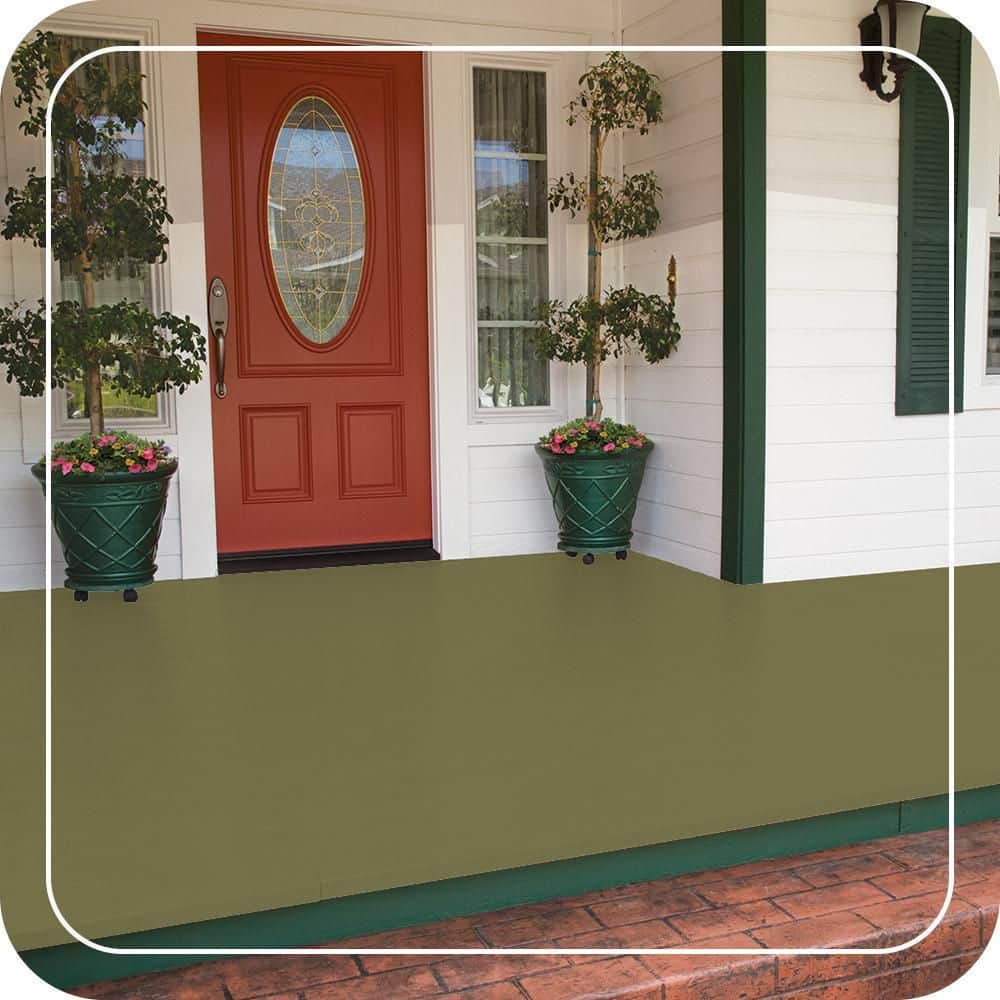 BEHR PREMIUM #S340-6 Low-Lustre Enamel Interior/Exterior Porch and Patio Floor Paint (2)