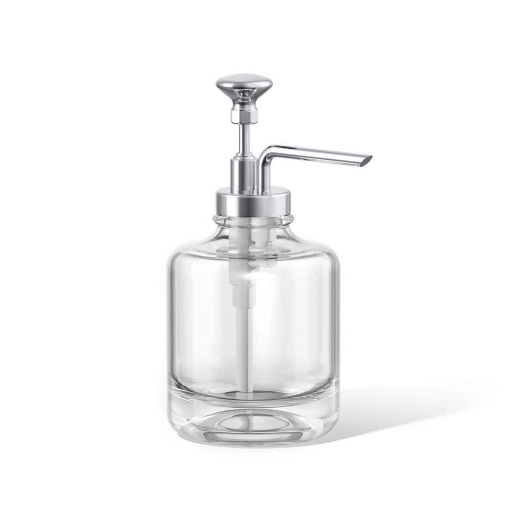 KOHLER Artifacts Liquid Hand Soap or Lotion Dispenser in Polished Chrome