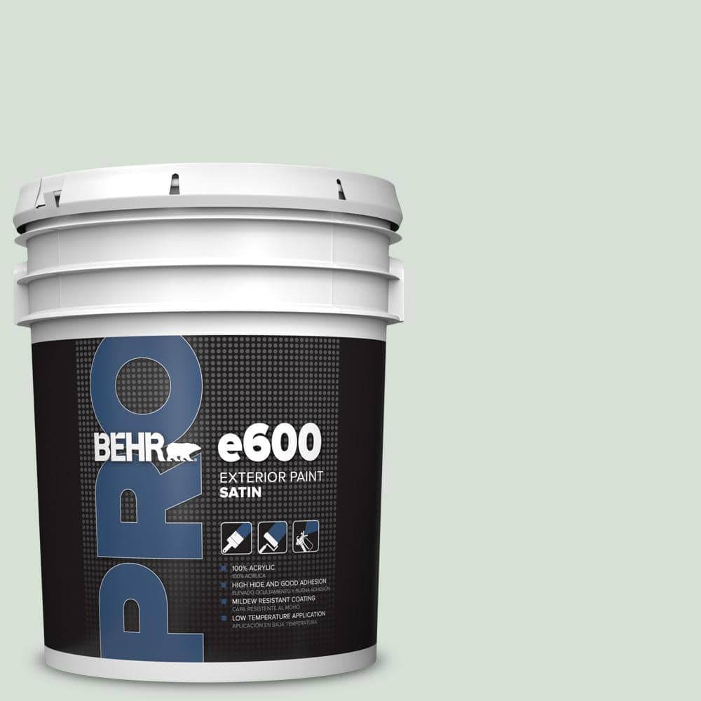 BEHR PRO 5 gal. #S410-1 River Mist Satin Exterior Paint