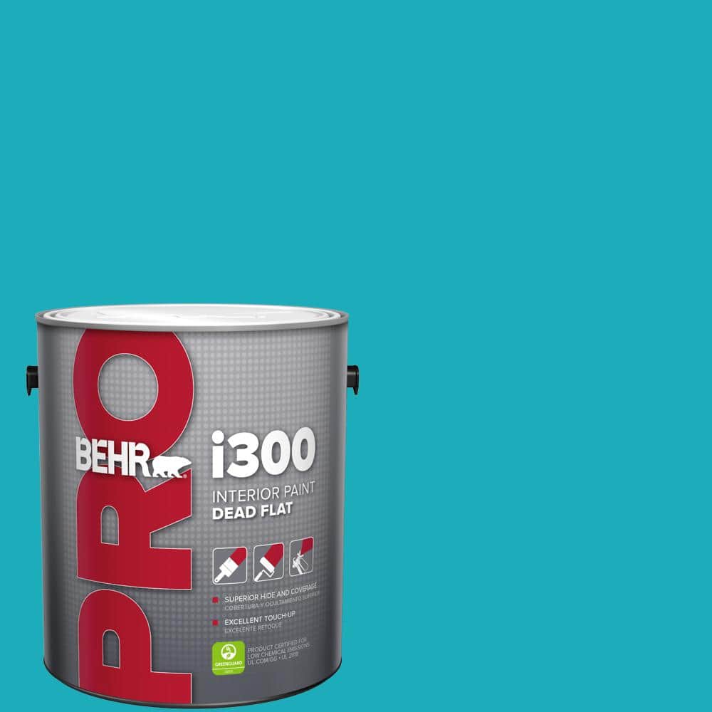 BEHR PRO 1 gal. #P470-5 Placid Sea Dead Flat Interior Paint