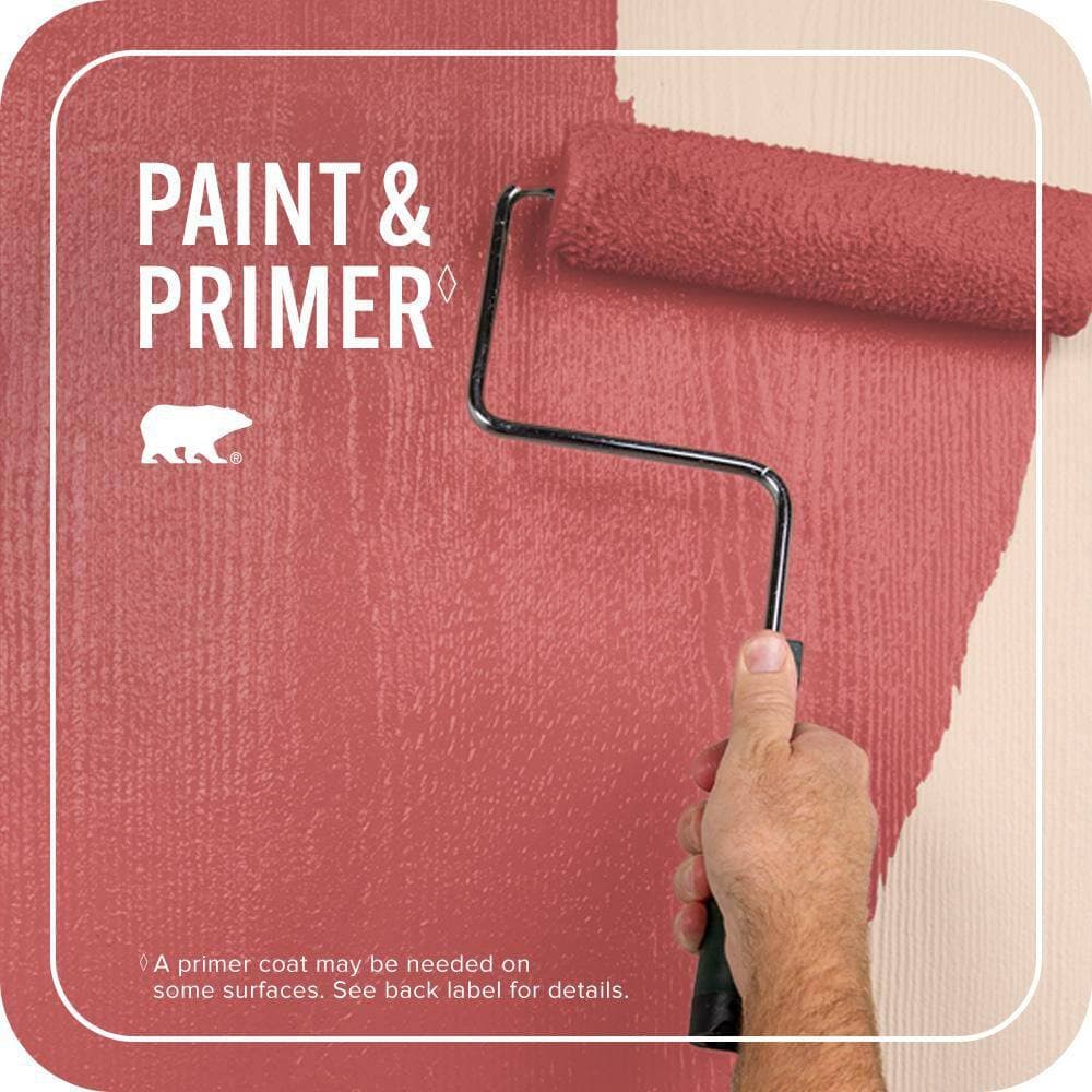 BEHR PREMIUM PLUS 1 gal. #P160-5 Pinkadelic Flat Exterior Paint & Primer (3)