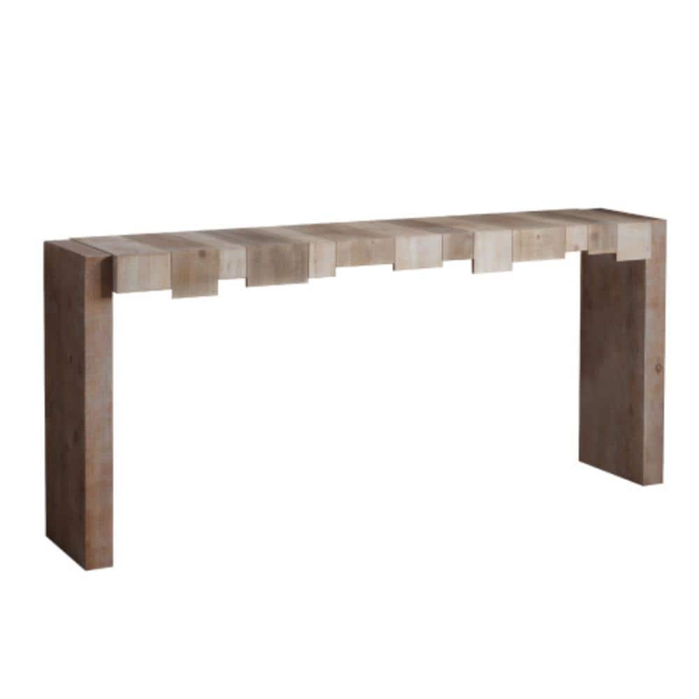 Unbranded 71 in. W x 15 in. D x 31.1 in. H Bathroom Brown Linen Cabinet (1)