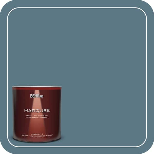 BEHR MARQUEE 1 qt. #PPU13-03 Catalina Coast Matte Interior Paint & Primer (2)