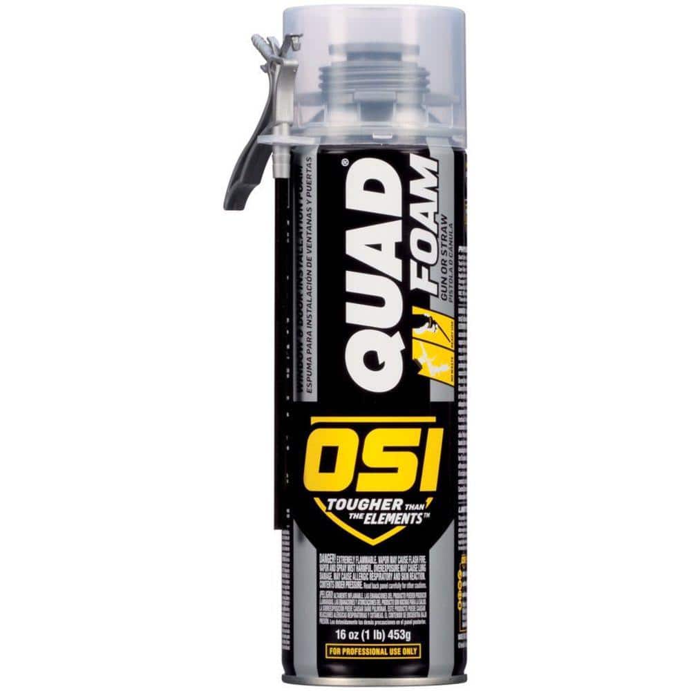 OSI QUAD Window and Door 16 fl. oz. Tan Insulation Foam