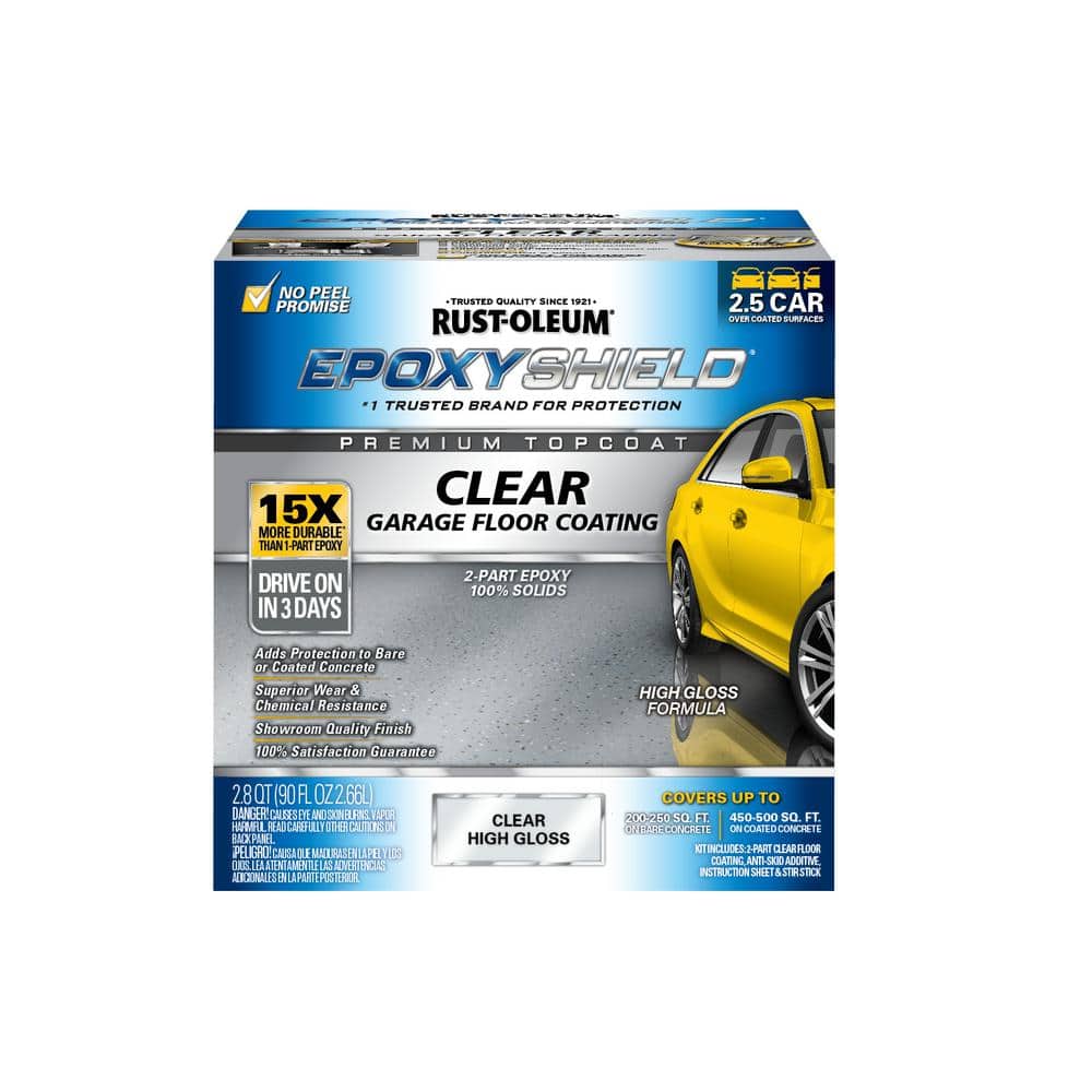 Rust-Oleum EpoxyShield Ounce High-Gloss Low VOC Part Epoxy Interior Premium Concrete Basement & Garage Floor Paint Kit (Case of)