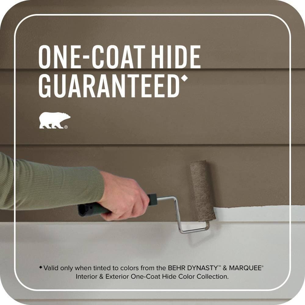 BEHR MARQUEE 1 gal. #PPU7-25 Clove Brown Satin Enamel Exterior Paint & Primer (3)