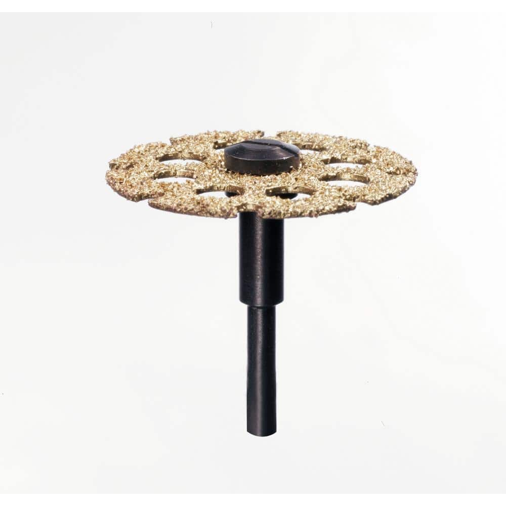 Dremel 1-1/4 in. Rotary Tool Carbide Cutting/Shaping Wheel for Use on Woods, Fiberglass, Plastics and Laminates