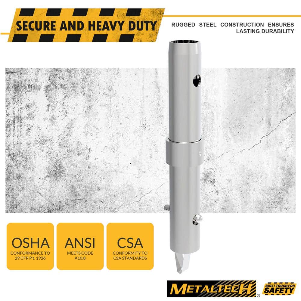 10.5 in. x 1.75 in. Galvanized Steel Coupling Pin Connector, Scaffold Tool for Connecting Metaltech Scaffolding (3)
