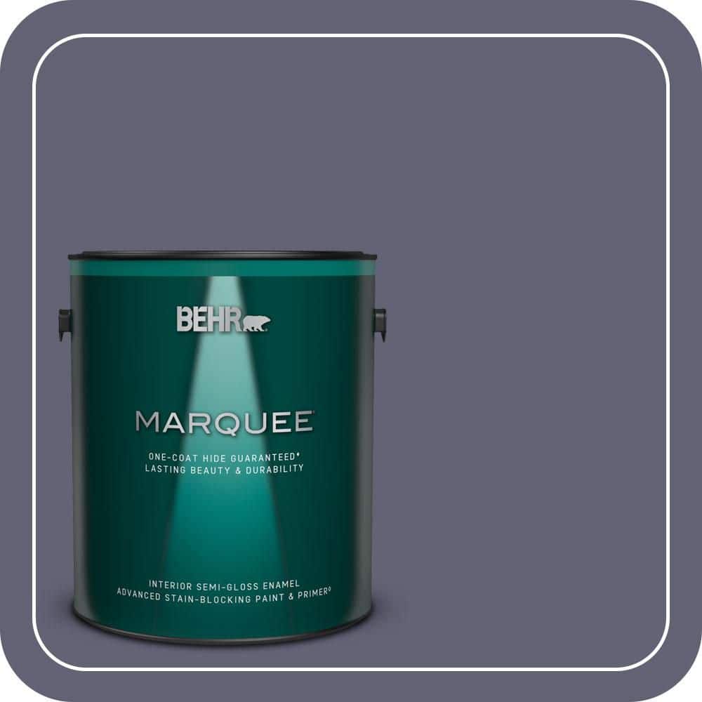 BEHR MARQUEE 1 gal. #620F-6 Purple Orchid Semi-Gloss Enamel Interior Paint & Primer