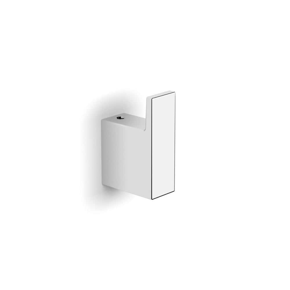 WS Bath Collections Evo - Luna Single Robe Hook in Polished Chrome