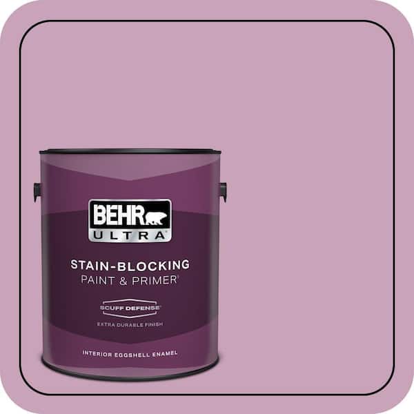 BEHR ULTRA 1 gal. #690D-4 Taste of Berry Extra Durable Eggshell Enamel Interior Paint & Primer (2)