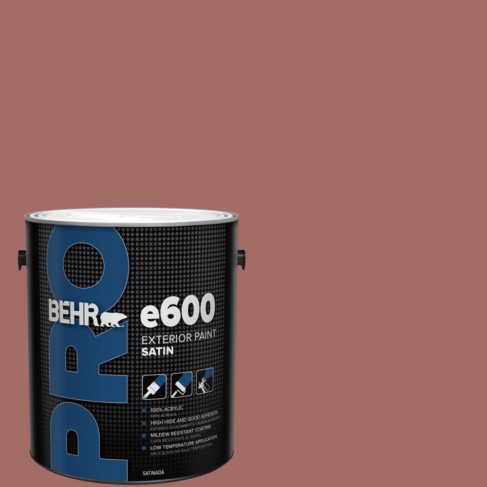 BEHR PRO 1 gal. #S150-5 Vermilion Satin Exterior Paint