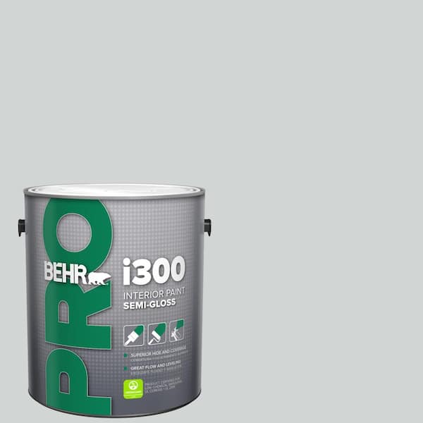BEHR PRO 1 gal. #N450-1 Evaporation Semi-Gloss Interior Paint (2)