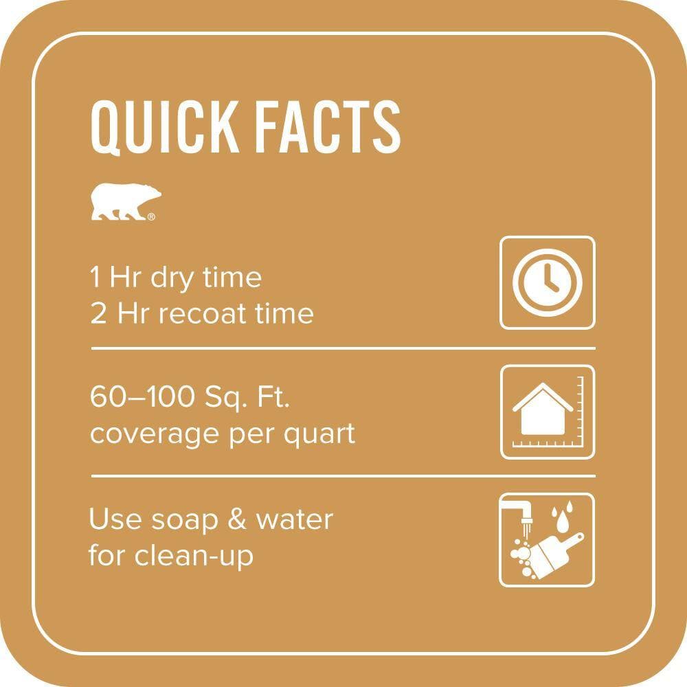 BEHR PREMIUM PLUS 1 qt. #M270-6 Glazed Pears Flat EcoMix Plant-Based Interior Paint & Primer (3)