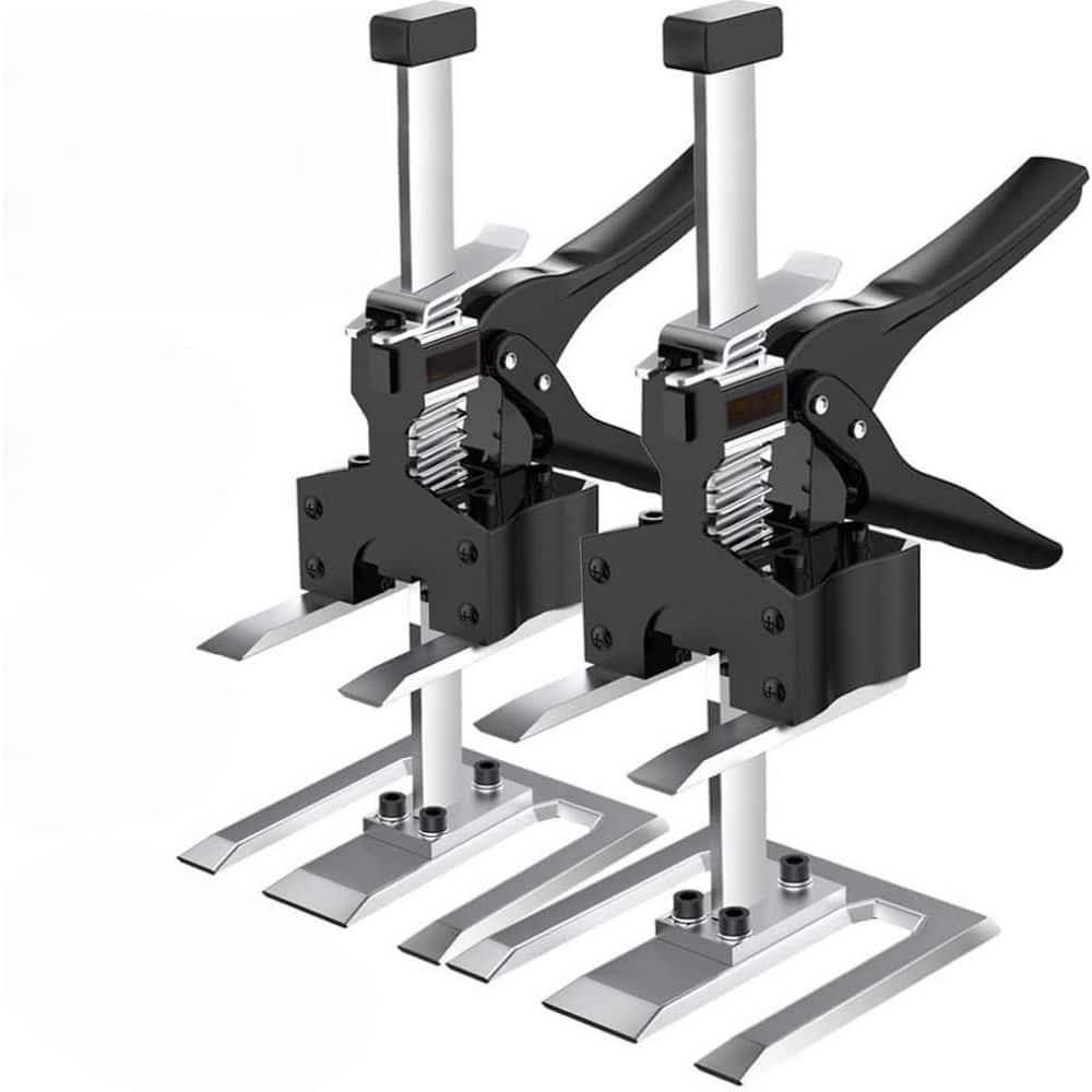 Laybus 12 in. Black Carbon Steel Drywall Jack Post, Weight to 330 lb., Drywall Lift for Wall Tile Locator, Easy Pressing (1)